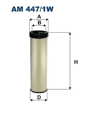 Secondary Air Filter FILTRON AM 447/1W