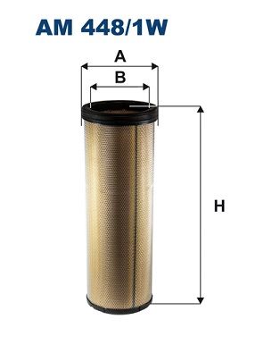 Secondary Air Filter FILTRON AM 448/1W