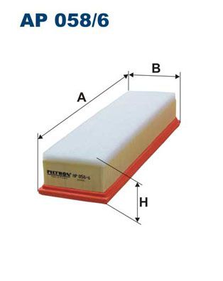 Air Filter FILTRON AP 058/6