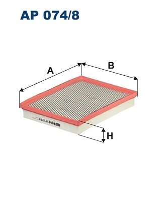 Air Filter FILTRON AP 074/8