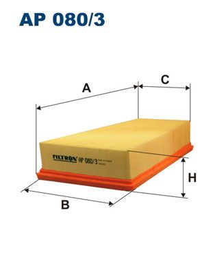Air Filter FILTRON AP 080/3