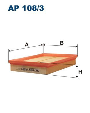 Air Filter FILTRON AP 108/3