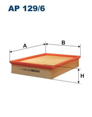 Air Filter FILTRON AP 129/6