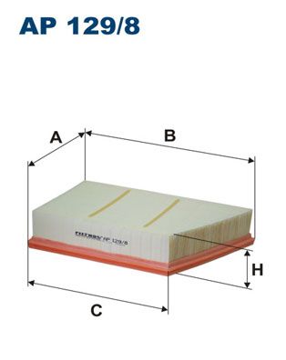 Air Filter FILTRON AP 129/8