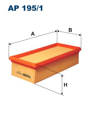 Air Filter FILTRON AP 195/1