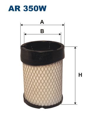 Secondary Air Filter FILTRON AR 350W