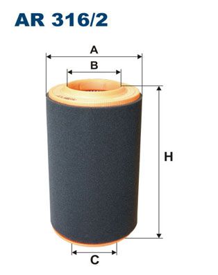 Air Filter FILTRON AR 316/2