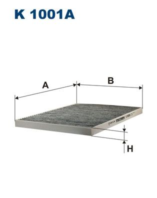 FILTRON K 1001A Filter, cabin air