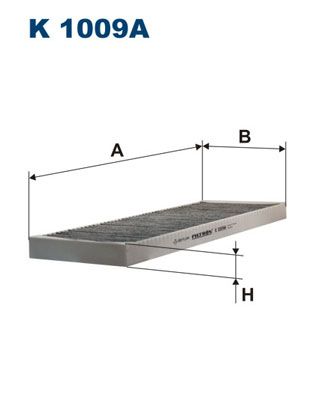 Filter, cabin air FILTRON K 1009A