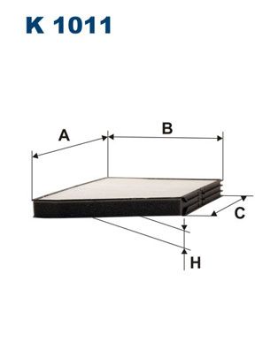 FILTRON K 1011 Filter, cabin air
