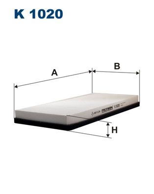 FILTRON K 1020 Filter, cabin air