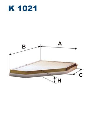 Filter, cabin air FILTRON K 1021