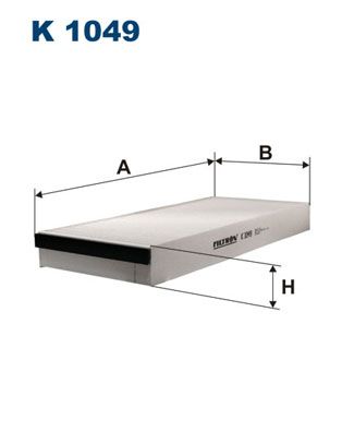 Filter, cabin air FILTRON K 1049