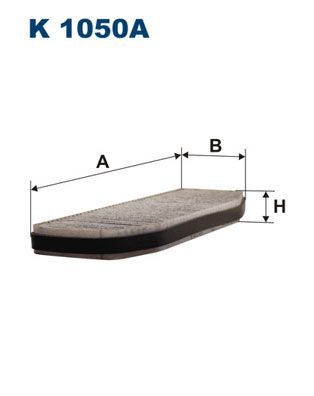 FILTRON K 1050A Filter, cabin air