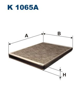 Filter, cabin air FILTRON K 1065A