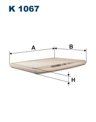 Filter, cabin air FILTRON K 1067