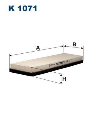 Filter, cabin air FILTRON K 1071