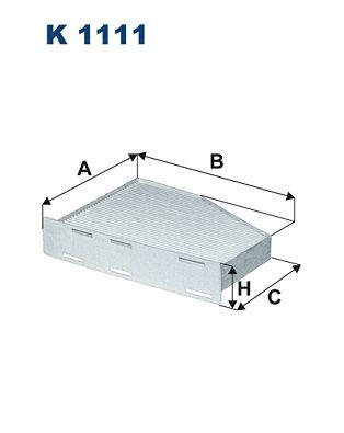Filter, cabin air FILTRON K 1111