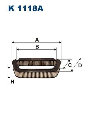 FILTRON K 1118A Filter, cabin air
