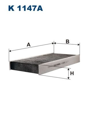 Filter, cabin air FILTRON K 1147A
