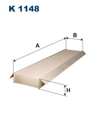 Filter, cabin air FILTRON K 1148