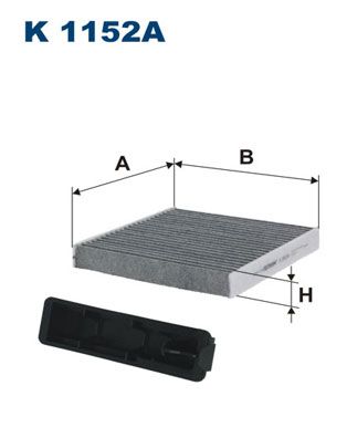 FILTRON K 1152A Filter, cabin air