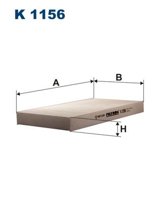 FILTRON K 1156 Filter, cabin air