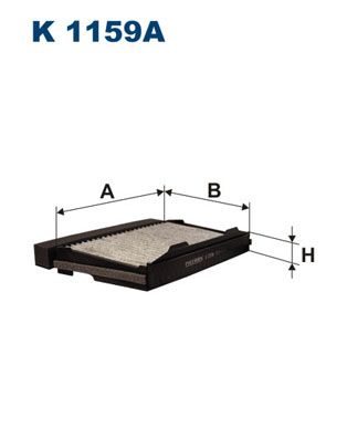 Filter, cabin air FILTRON K 1159A