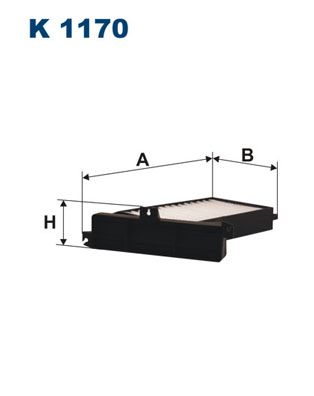 Filter, cabin air FILTRON K 1170
