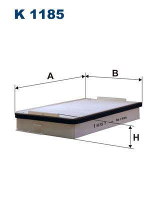 FILTRON K 1185 Filter, cabin air