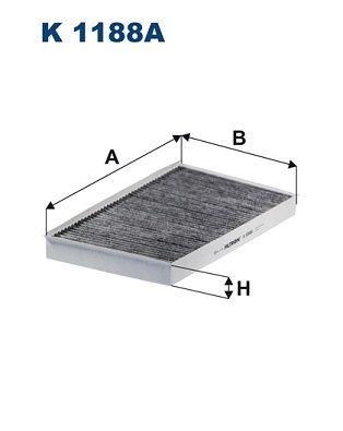 Filter, cabin air FILTRON K 1188A
