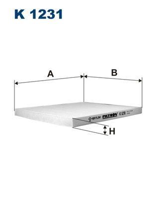 FILTRON K 1231 Filter, cabin air