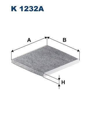 Filter, cabin air FILTRON K 1232A