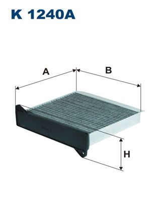 Filter, cabin air FILTRON K 1240A
