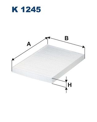 Filter, cabin air FILTRON K 1245