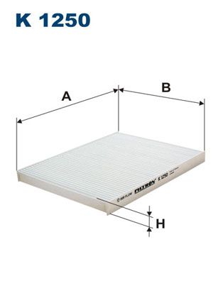FILTRON K 1250 Filter, cabin air