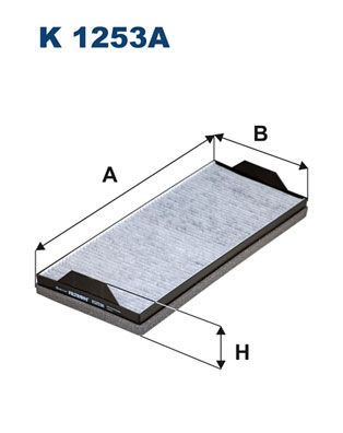 Filter, cabin air FILTRON K 1253A