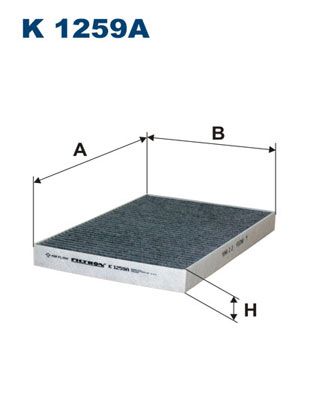 Filter, cabin air FILTRON K 1259A