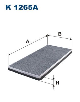Filter, cabin air FILTRON K 1265A
