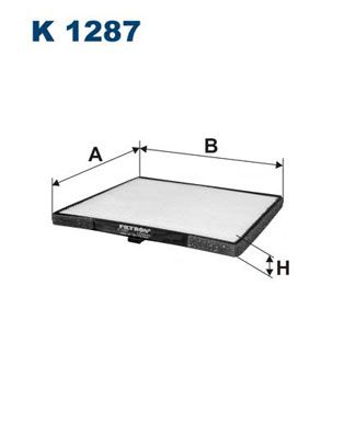 FILTRON K 1287 Filter, cabin air