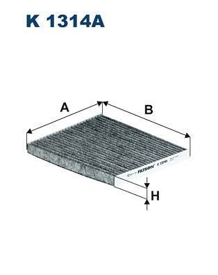 Filter, cabin air FILTRON K 1314A