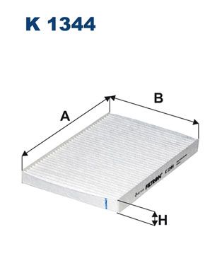 Filter, cabin air FILTRON K 1344