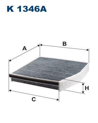 Filter, cabin air FILTRON K 1346A