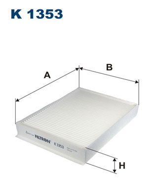 Filter, cabin air FILTRON K 1353