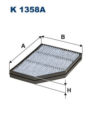 Filter, cabin air FILTRON K 1358A