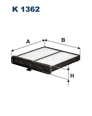Filter, cabin air FILTRON K 1362