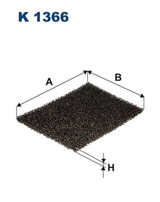 Filter, cabin air FILTRON K 1366