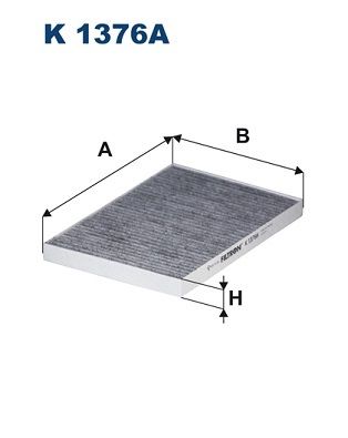 Filter, cabin air FILTRON K 1376A