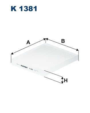 FILTRON K 1381 Filter, cabin air