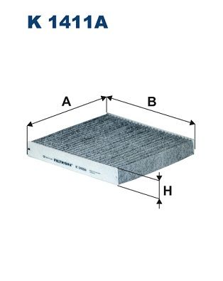 FILTRON K 1411A Filter, cabin air